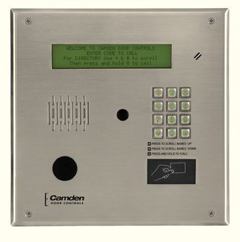 Camden Door Controls CV-TAC400M Master Directory, 4 Line Electronic Display with Modem for Off-Site Programming/Monitoring, Software Included