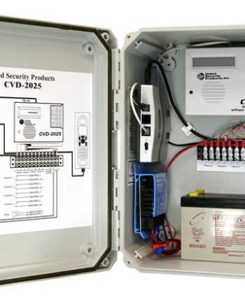 United Security Products CVD-2025 PKG Cellular Dialer Back up in NEMA cabinet w/ AVD-2010 Dialer