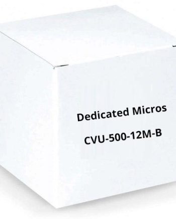 Dedicated Micros CVU-500-12M-B FireVu Indoor IP / Analog Camera, 70m Range