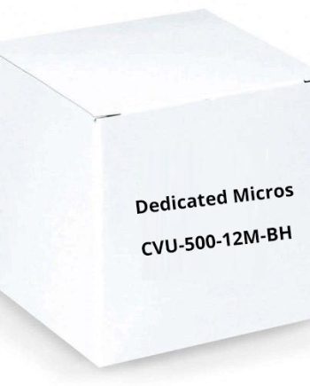 Dedicated Micros CVU-500-12M-BH FireVu Indoor IP / Analog Camera in Housing, 70m Range