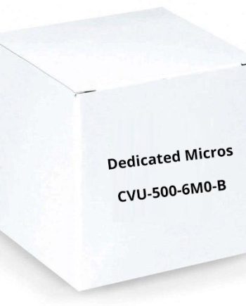 Dedicated Micros CVU-500-6M0-B FireVu Indoor IP / Analog Camera, 35m Range