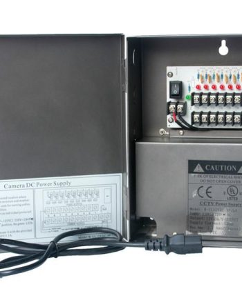 Cantek CTW-UL12VDC9P5A 9 PTC Output CCTV Distributed Power Supply, UL Listed