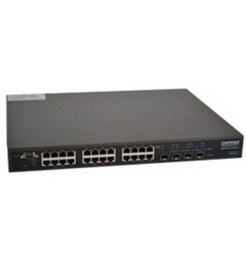 Comnet CWGE26FX2TX24MSPoE+ 26 Port Commercial Managed Ethernet Switch with Power Over Ethernet (PoE+)