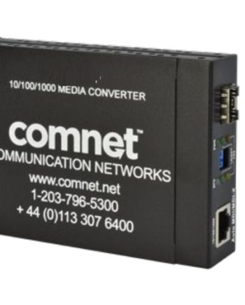 Comnet CWGE2SFP 10/100/1000 Mbps Ethernet Media Converter, Empty SFP Slot, Power Supply Included