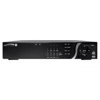 Speco D16HU30TB 16 Channel 4K IP, HD-TVI Hybrid Video Recorder, 30TB