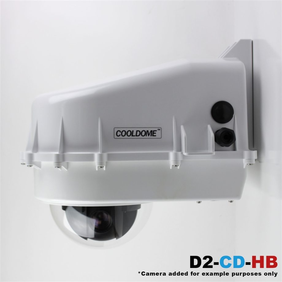 Dotworkz D2-CD-HB D2 Cooldome 12VDC Active Cooling and Heater Blower with Vandal Tough Clear Lens