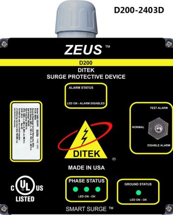 Ditek D200-2403D 200KA/ø, 100kA, Mode Surge Protective Device
