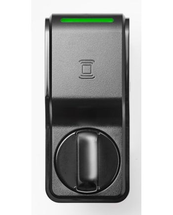 Aperio DEMO-K100-622-IPS-BL Wireless Cabinet Lock Non-Paired for Doors, Black Lever