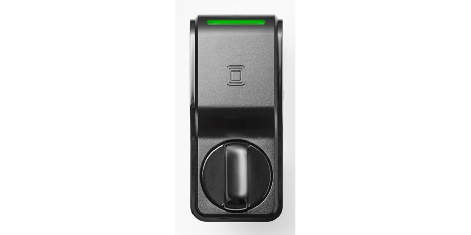 Aperio DEMO-K100-622-IPS-BP Wireless Cabinet Lock Non-Paired for Doors, Black