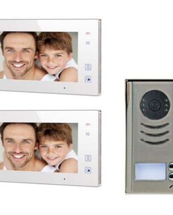 NY Wholesale Intercom DK4722MG Two Apartment Kit with Two 7″ Memory Monitor