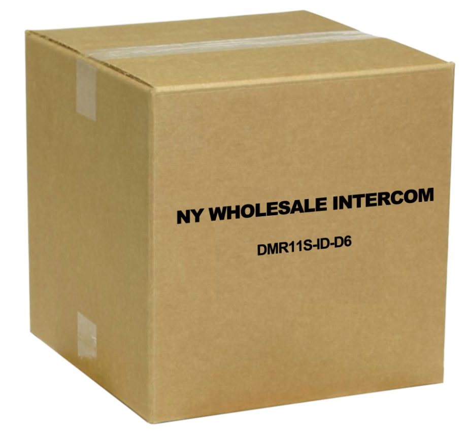 NY Wholesale Intercom DMR11S-ID-D6 6 Push Button Outdoor Panel with Card Reader