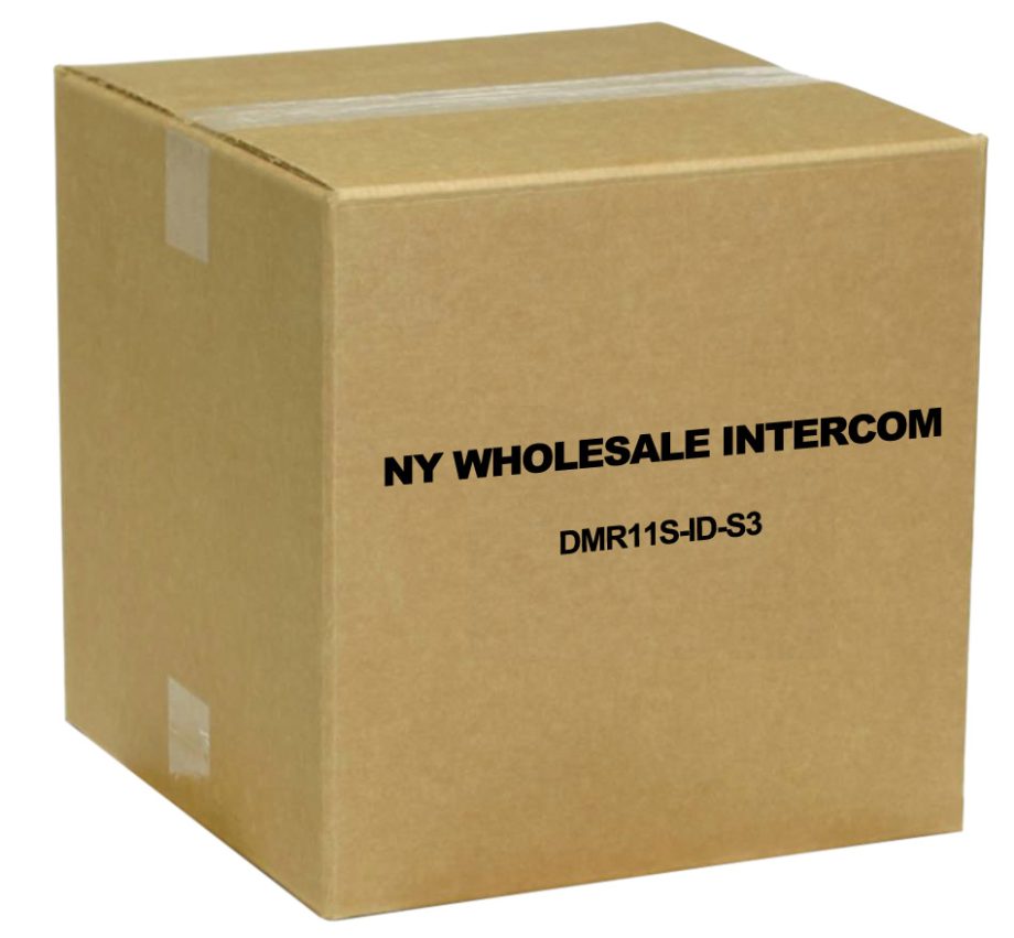 NY Wholesale Intercom DMR11S-ID-S3 3 Push Button Outdoor Panel with Card Reader