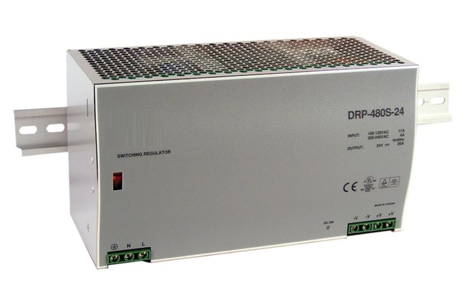 American Fibertek DRP480S-48 480W/10A 48VDC DIN-Rail Power Supply