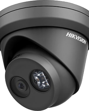 Hikvision DS-2CD2343G0-IB-2-8mm 4 Megapixel Outdoor Network IR Turret Camera, 2.8mm Lens, Black Housing