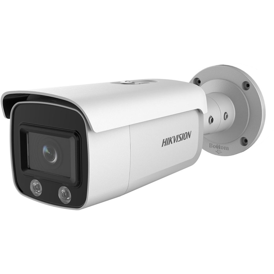 Hikvision DS-2CD2T47G1-L-6mm 4 Megapixel ColorVu Outdoor Network Bullet Camera, 6mm Lens