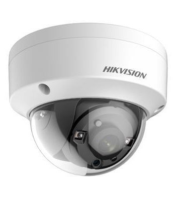 Hikvision DS-2CE56F7T-VPIT-6MM 3 Megapixel HD-TVI, HD-AHD WDR Vandal Proof EXIR Dome Camera, 6mm Lens