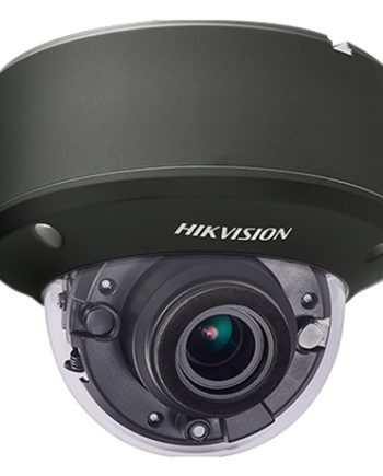 Hikvision DS-2CE56H0T-AVPIT3ZFB 5 Megapixel Outdoor IR HD-TVI/AHD/HD-CVI/CVBS Dome Camera, 2.7-13.5mm, Black