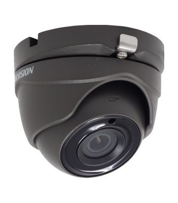 Hikvision DS-2CE76D3T-ITMFB-3-6mm 1080p Outdoor Analog IR Turret Camera, 3.6mm Lens, Black
