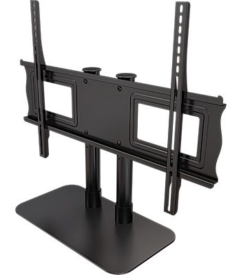 Crimson DS55 Single Desktop Stand for 32″ to 55″ Screens, Black