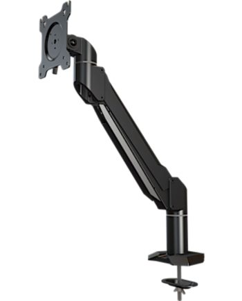 Crimson DSA11H Single Link Desktop Arm with Through-Hole, Black