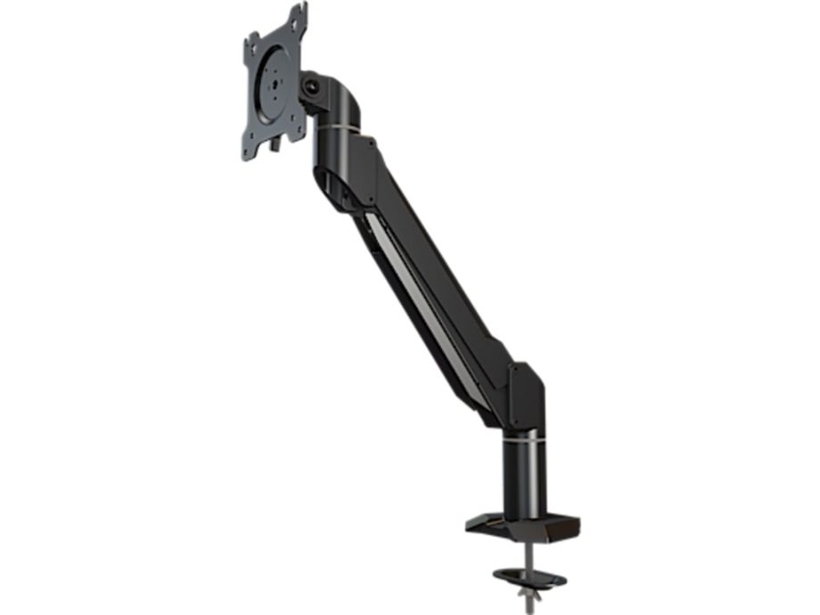 Crimson DSA11H Single Link Desktop Arm with Through-Hole, Black