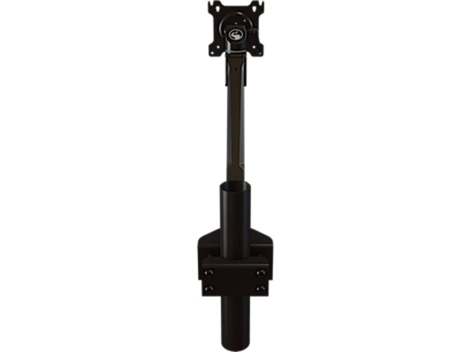 Crimson DSA11P Single Link Desktop Arm with Pole / Racking, Black