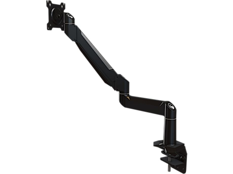 Crimson DSA12C Dual Link Desktop Arm with Edge Clamp, Black