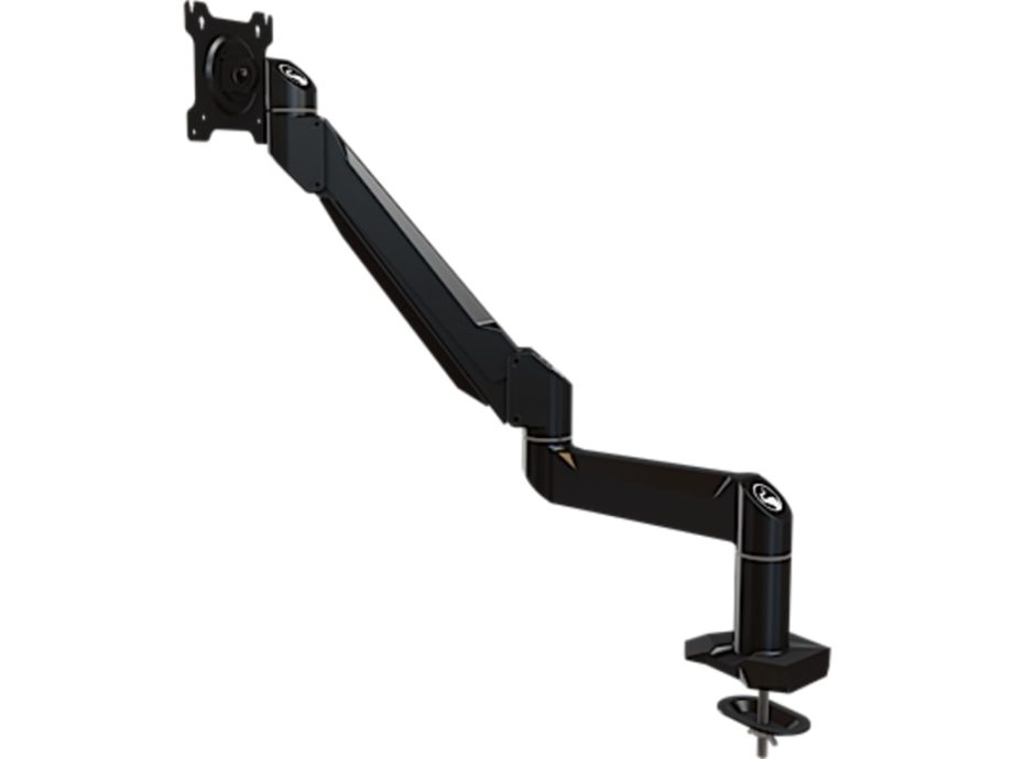 Crimson DSA12H Dual Link Desktop Arm with Through-Hole, Black