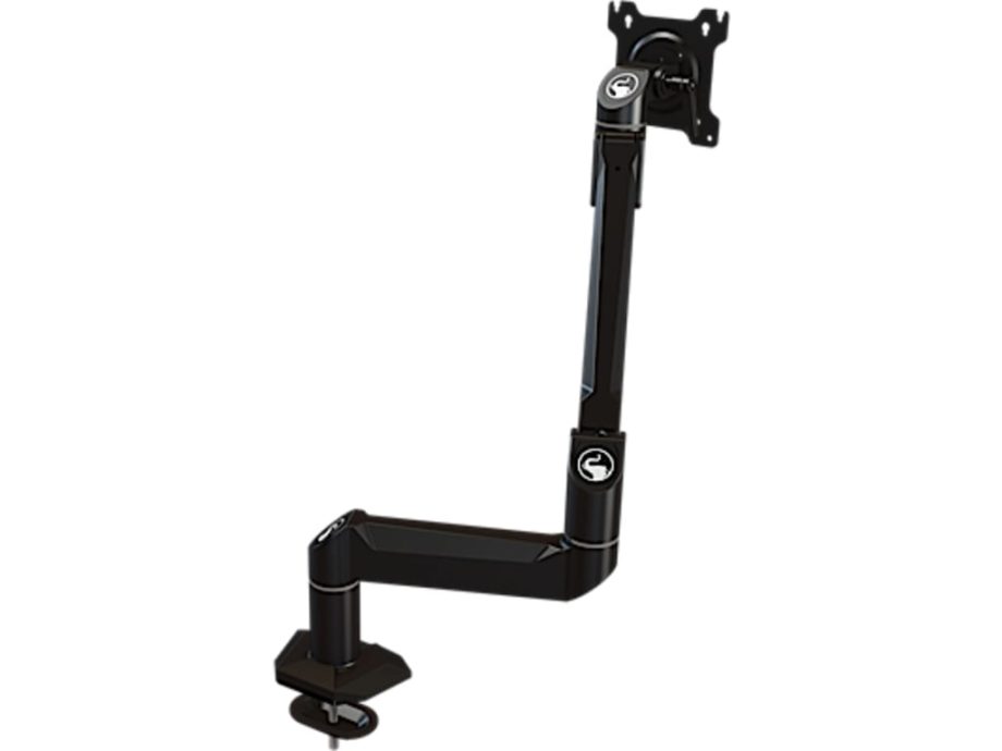 Crimson DSA12H Dual Link Desktop Arm with Through-Hole, Black