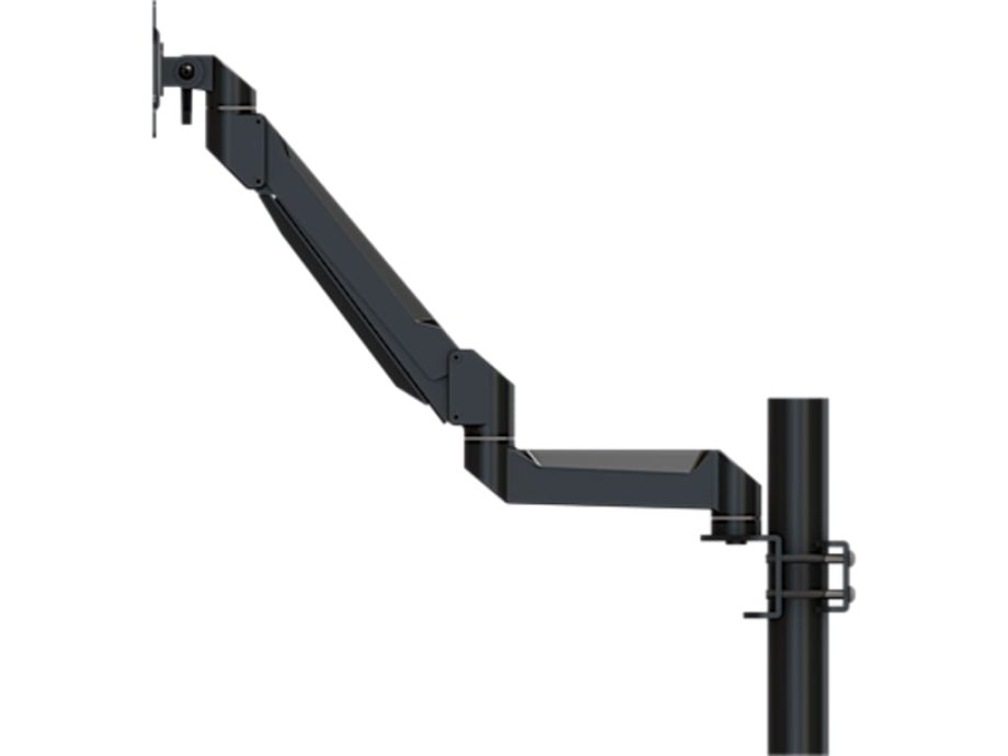 Crimson DSA12P Dual Link Desktop Arm with Pole / Racking, Black