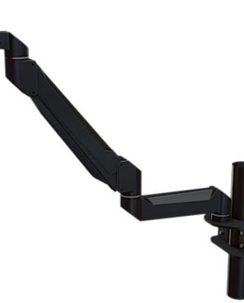 Crimson DSA12P Dual Link Desktop Arm with Pole / Racking, Black