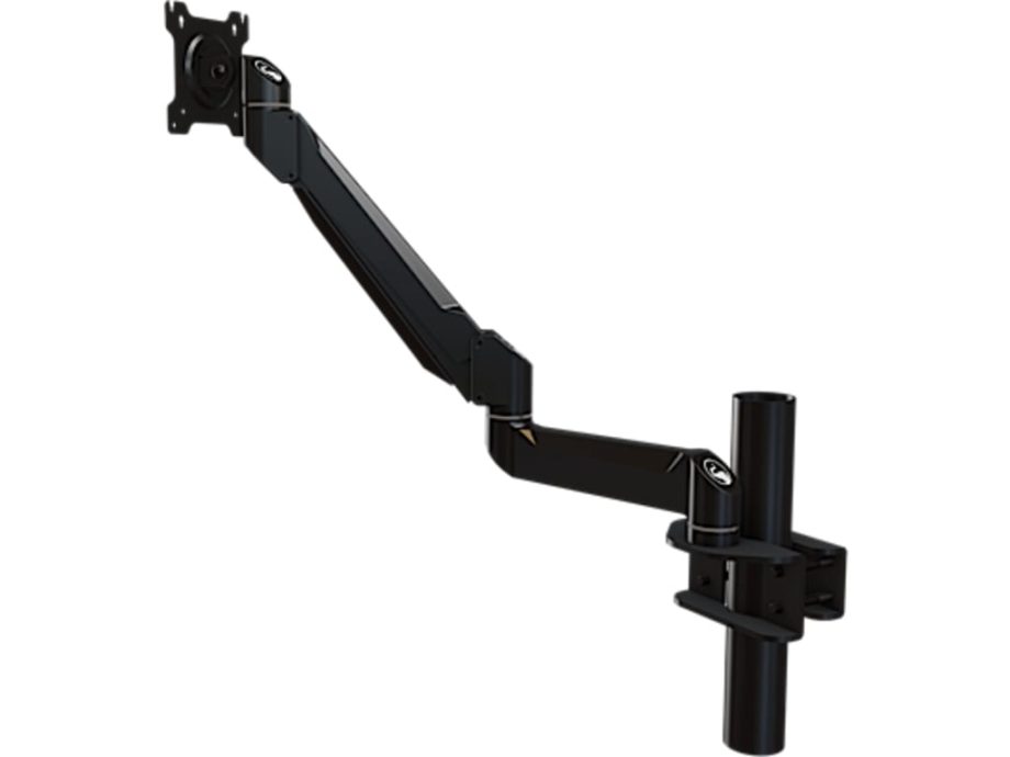 Crimson DSA12P Dual Link Desktop Arm with Pole / Racking, Black