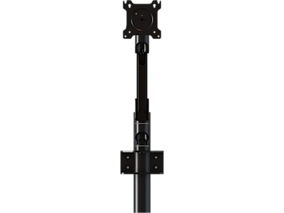 Crimson DSA12P Dual Link Desktop Arm with Pole / Racking, Black