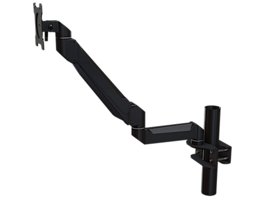 Crimson DSA12P Dual Link Desktop Arm with Pole / Racking, Black