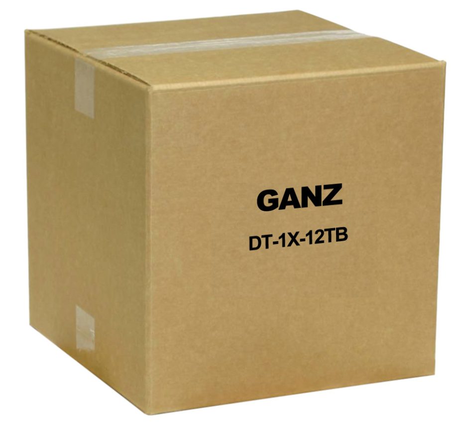 Ganz DT-1X-12TB 40 Channels Network Video Recorder, 12TB