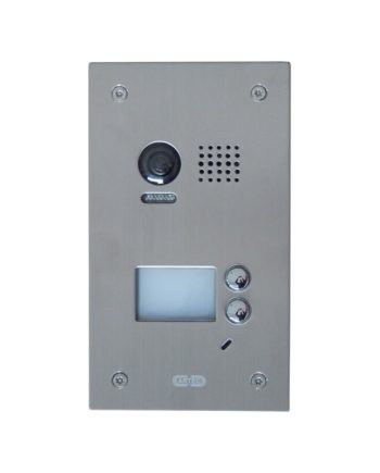 NY Wholesale Intercom DT603DF Two Button Flush Mount Panel