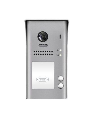 NY Wholesale Intercom DT607FE-ID-S2 Surface Outdoor Two Button Door Station with Card Reader