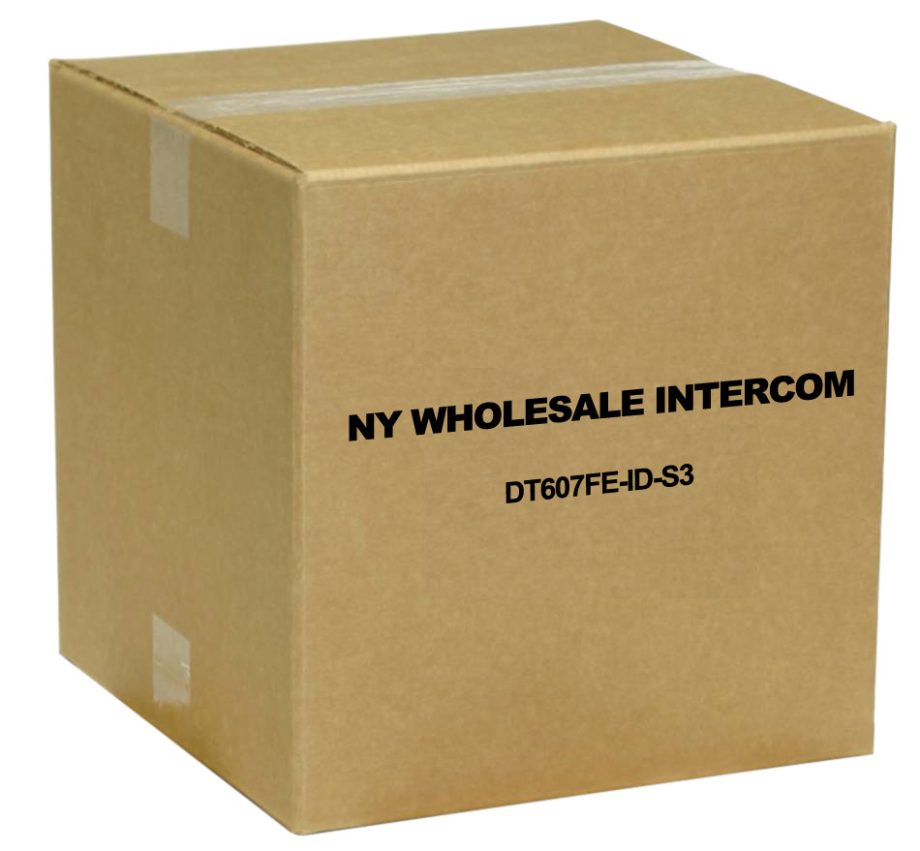 NY Wholesale Intercom DT607FE-ID-S3 Surface Outdoor Three Button Door Station with Card Reader