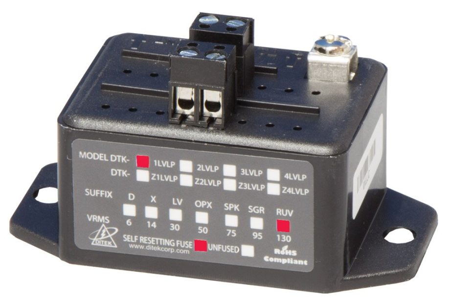 Ditek DTK-1LVLPSCPRUV Voice, Data and Signaling Circuit Surge Protection