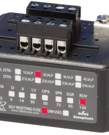 Ditek DTK-2LVLPSCPRUV 2 Pair Voice, Data and Signaling Circuit Surge Protection