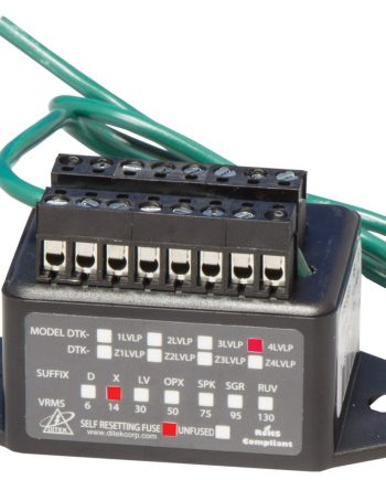 Ditek DTK-4LVLPSCPX Voice, Data and Signaling Circuit Surge Protection