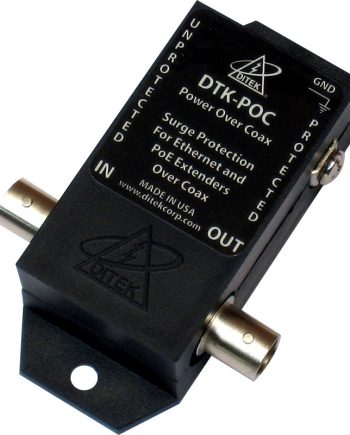 Ditek DTK-POC Ethernet and PoE Extenders Over Coax Surge Protection