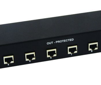 Ditek DTK-RM12ETHS Gigabit Ethernet, 12 Channel Shielded Rack Mount Sure Protector
