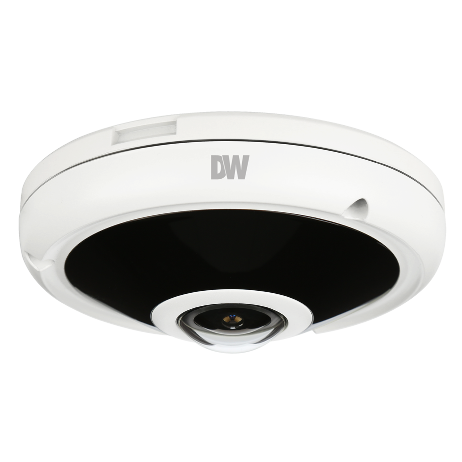 Digital Watchdog DWC-PVF5M1TIRC6 5 Megapixel Fisheye Vandal Dome IP Camera, 1.5mm