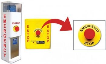 Alpha E-STOP Emergency Stop Mushroom Switch Adder