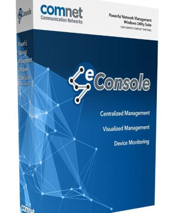 Comnet eConsole100 Powerful Network Management Windows Utility Suite for Up to 100 ComNet Switches