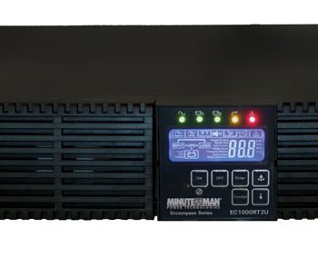 Minuteman EC1000LCD-NC 1000 VA On-Line Tower UPS with 6 Outlets