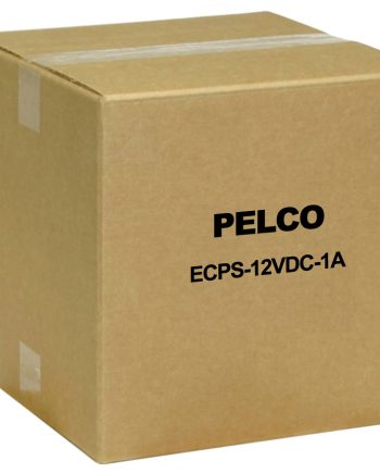 Pelco ECPS-12VDC-1A EthernetConnect 12 VDC, 1 A, Power Supply