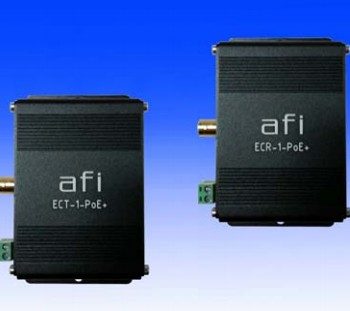 American Fibertek ECR-1-PoE+ 1-Port Ethernet Over Coax Receiver with PoC/PoE+