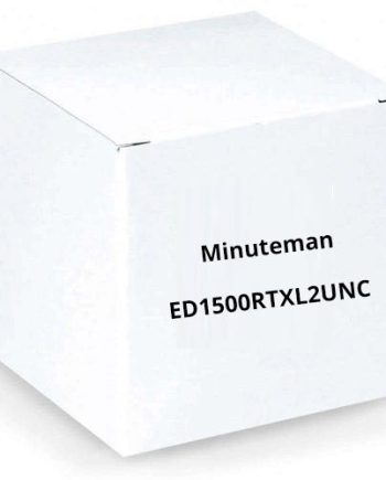 Minuteman ED1500RTXL2UNC 1-3kVA True Online Rack/Tower, Ext. Runtime UPS with SNMP Card